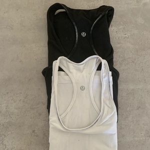 Set of TWO Lululemon Cool Racerback tanks